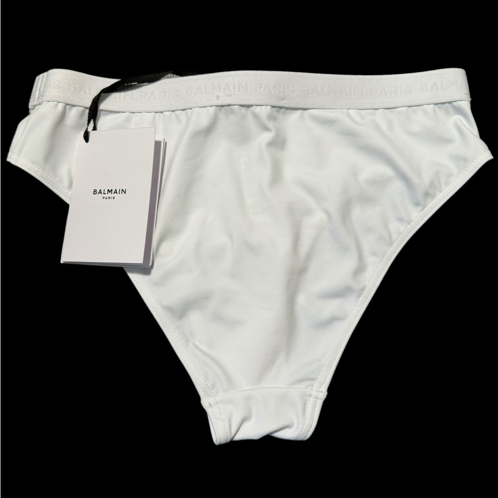 BALMAIN***Women’s White Logo Band Underwear***Small $180 - Picture 3 of 3